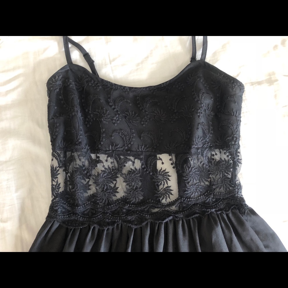 Sexy black sundress